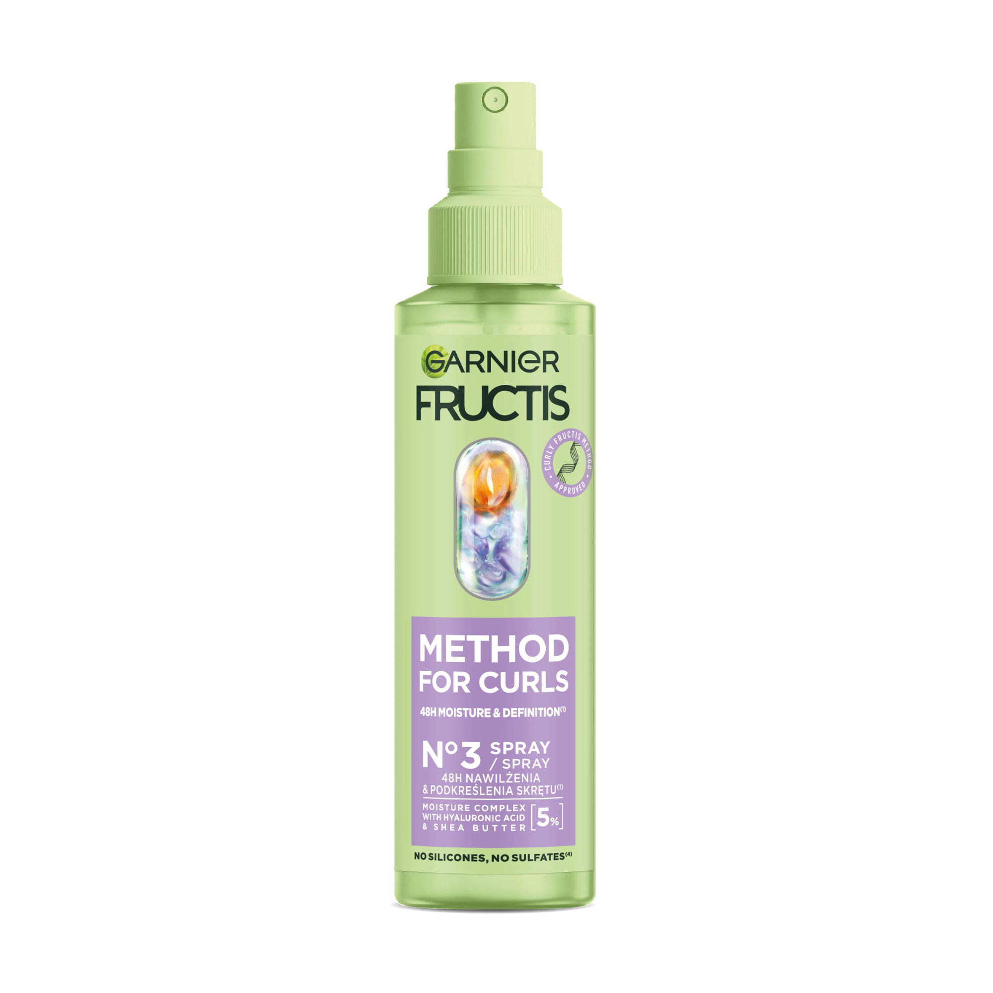 Зволожувальний спрей Garnier Fructis Curls Method для хвилястого та кучерявого волосся, 150 мл